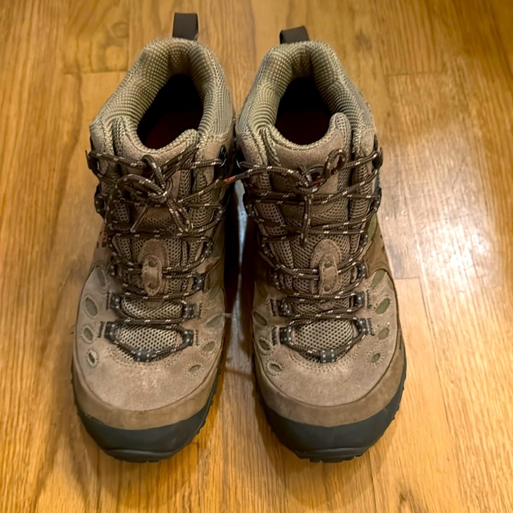 Merrell women's Continuum hiking boots 9 brown GUC